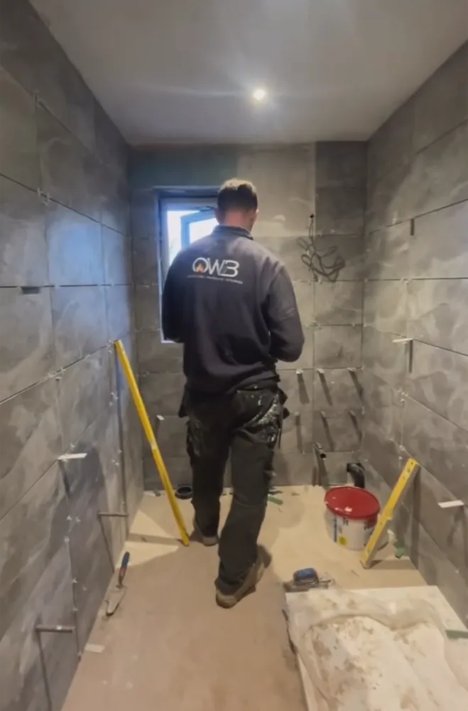Tiling in progress