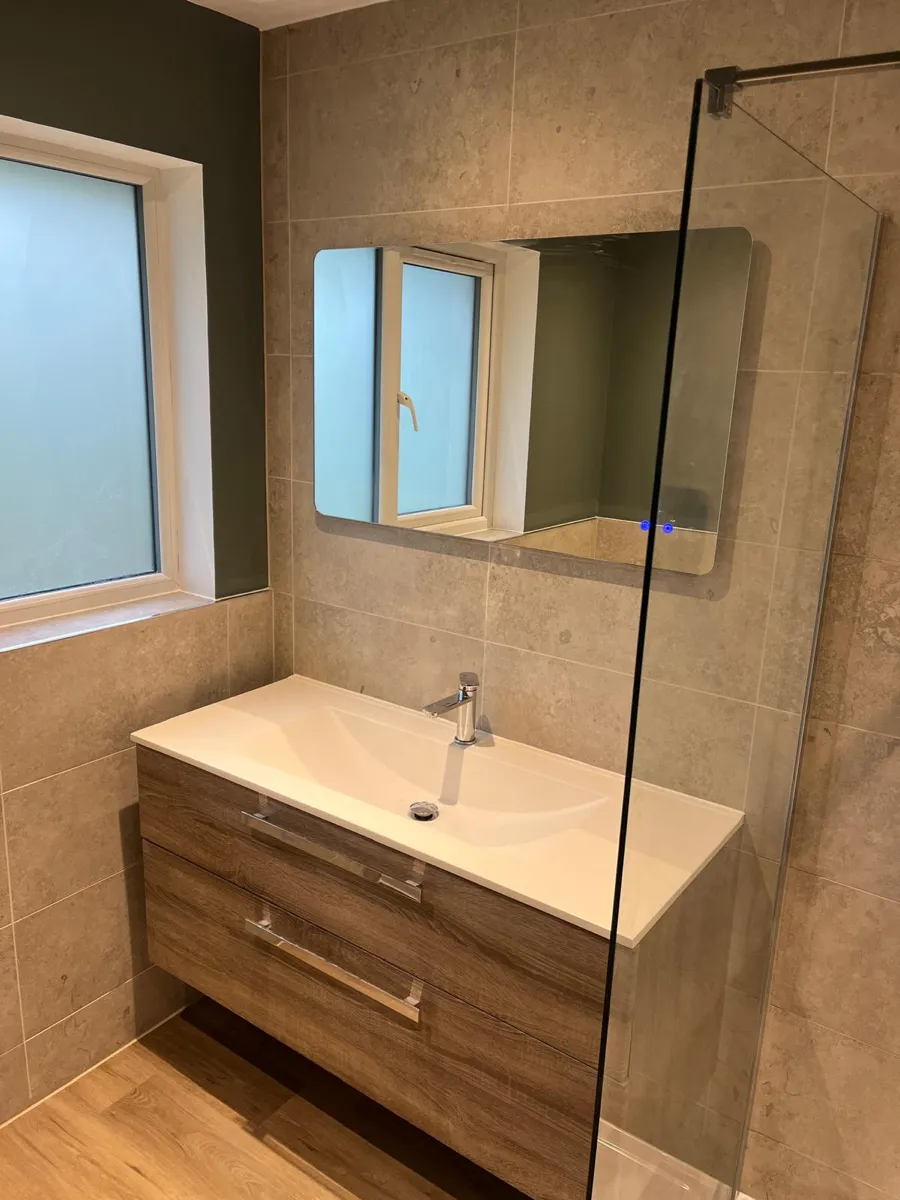 Bathroom tiling