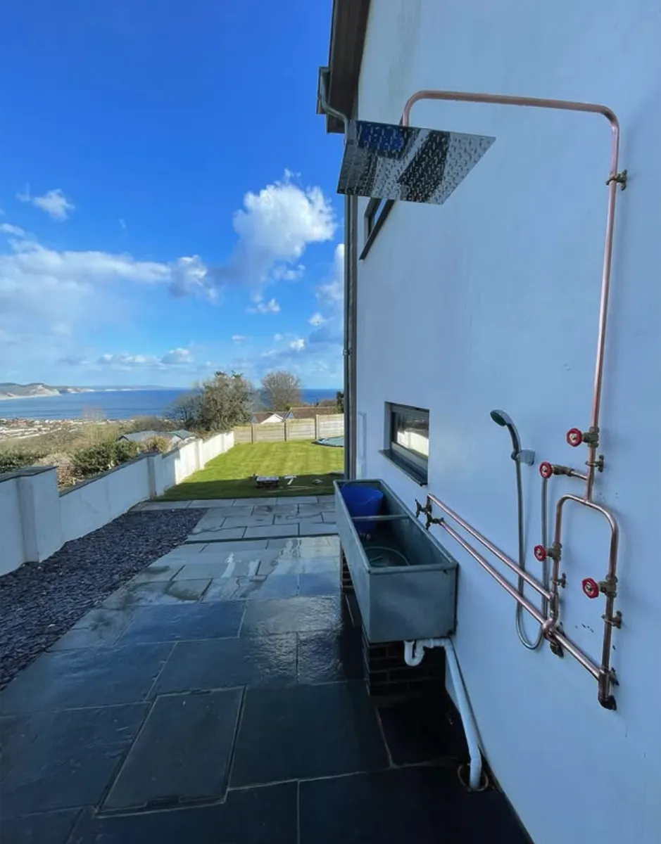 Outdoor shower